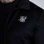 SikSilk - Black Essentials Poly Track Top